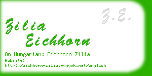 zilia eichhorn business card
